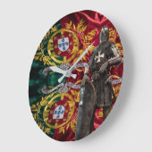 Stretched Canvas Print Große Wanduhr (Winkel)