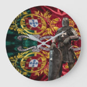 Stretched Canvas Print Große Wanduhr (Vorderseite)