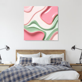 Stretched canvas print in stylish graphic leinwanddruck