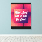 Stretched Canvas Print Leinwanddruck (Insitu (Holzboden))