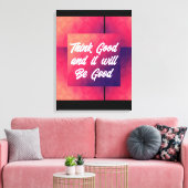 Stretched Canvas Print Leinwanddruck (Insitu (Wohnzimmer))