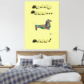 Stretched Canvas Print Leinwanddruck (Insitu (Schlafzimmer))