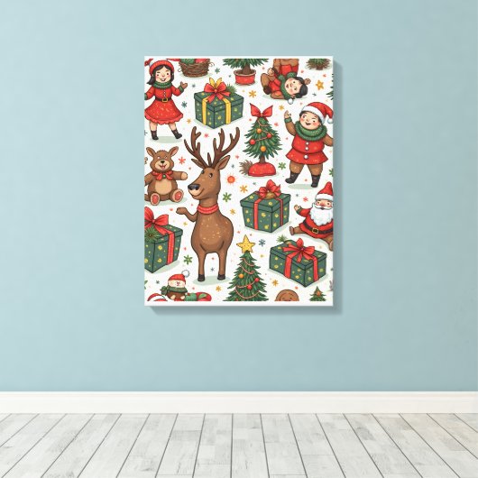 Stretched Canvas Print Leinwanddruck (Insitu (Holzboden))