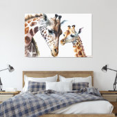 Stretched Canvas Print Leinwanddruck (Insitu (Schlafzimmer))
