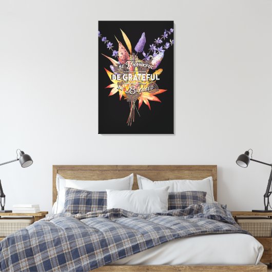 Stretched Canvas Print Leinwanddruck (Insitu (Schlafzimmer))