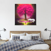 Stretched Canvas Print Leinwanddruck (Insitu (Schlafzimmer))