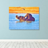 Stretched Canvas Print Leinwanddruck (Insitu (Holzboden))