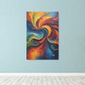 Stretched Canvas Print Leinwanddruck (Insitu (Holzboden))