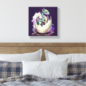 Stretched Canvas Print Leinwanddruck (Insitu (Schlafzimmer))