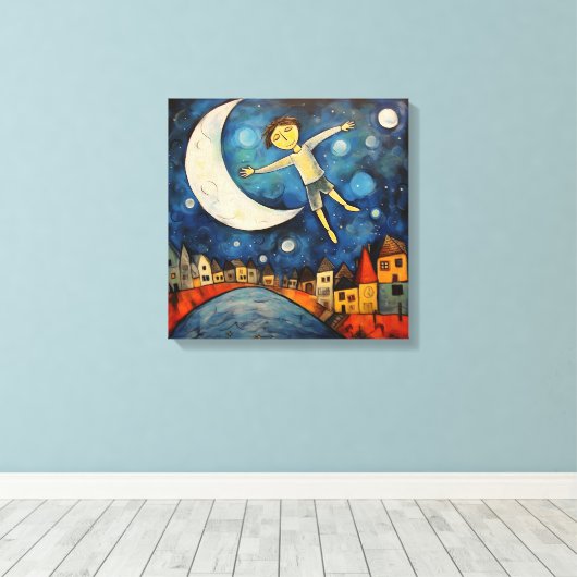 Stretched Canvas Print Leinwanddruck (Insitu (Holzboden))