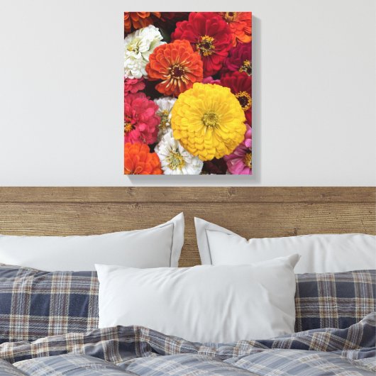Stretched Canvas Print Leinwanddruck (Insitu (Schlafzimmer))