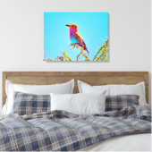 Stretched Canvas Print Leinwanddruck (Insitu (Schlafzimmer))