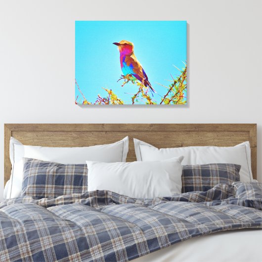 Stretched Canvas Print Leinwanddruck (Insitu (Schlafzimmer))