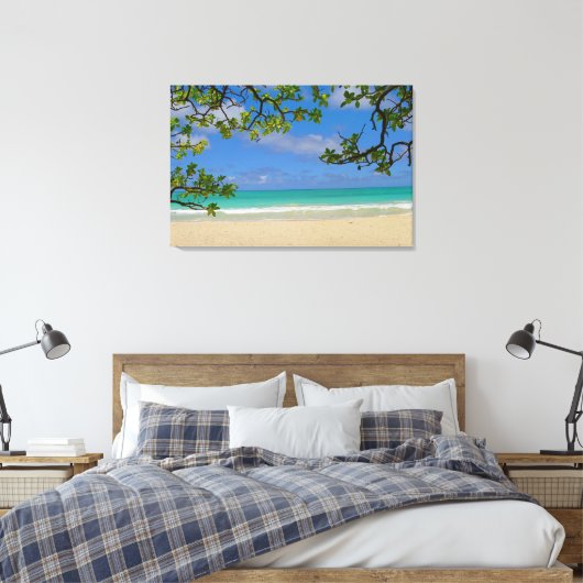 Stretched Canvas Print Leinwanddruck (Insitu (Schlafzimmer))