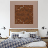 Stretched Canvas Print Leinwanddruck (Insitu (Schlafzimmer))