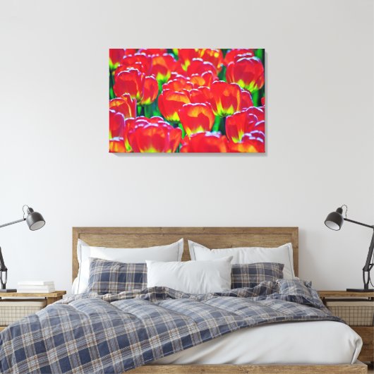 Stretched Canvas Print Leinwanddruck (Insitu (Schlafzimmer))