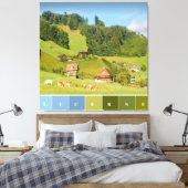 Stretched Canvas Print Leinwanddruck (Insitu (Schlafzimmer))