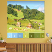 Stretched Canvas Print Leinwanddruck (Insitu (Wohnzimmer))