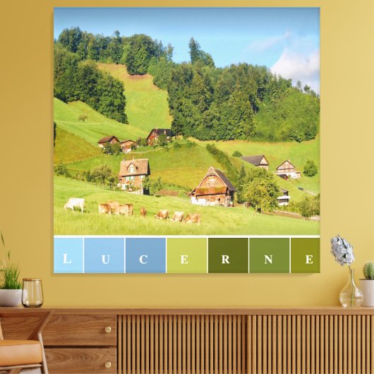 Stretched Canvas Print Leinwanddruck (Insitu (Wohnzimmer))