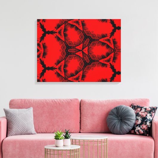 Stretched Canvas Print Leinwanddruck (Insitu (Wohnzimmer))