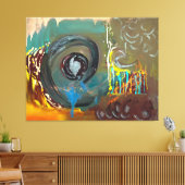 Stretched Canvas Print Leinwanddruck (Insitu (Wohnzimmer))