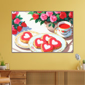 Stretched Canvas Print Leinwanddruck (Insitu (Wohnzimmer))
