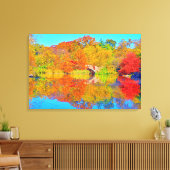 Stretched Canvas Print Leinwanddruck (Insitu (Wohnzimmer))