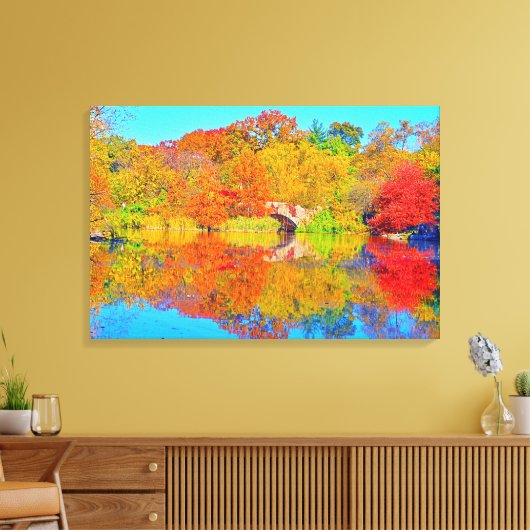 Stretched Canvas Print Leinwanddruck (Insitu (Wohnzimmer))