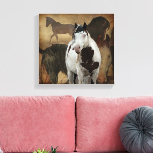 Stretched Canvas Print Leinwanddruck (Insitu (Wohnzimmer))