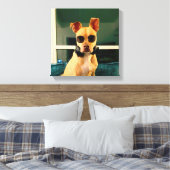 Stretched Canvas Print Leinwanddruck (Insitu (Schlafzimmer))