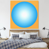 Stretched Canvas Print Leinwanddruck (Insitu (Schlafzimmer))