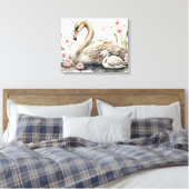 Stretched Canvas Print Leinwanddruck (Insitu (Schlafzimmer))