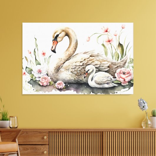 Stretched Canvas Print Leinwanddruck (Insitu (Wohnzimmer))