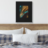 Stretched Canvas Print Leinwanddruck (Insitu (Schlafzimmer))
