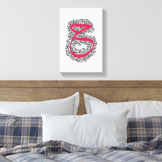 Stretched Canvas Print Leinwanddruck (Insitu (Schlafzimmer))