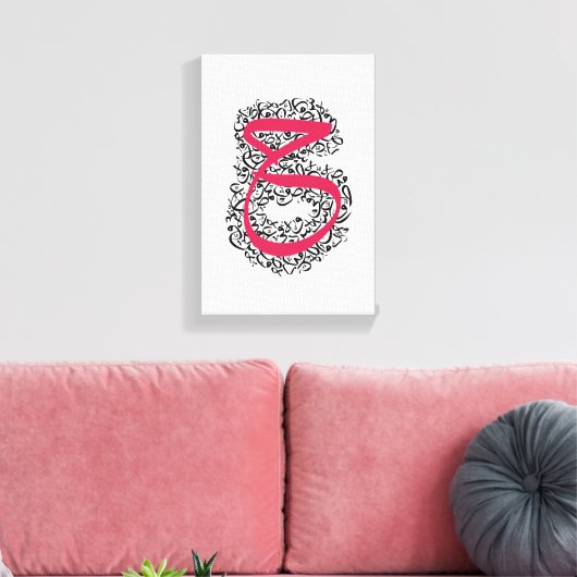 Stretched Canvas Print Leinwanddruck (Insitu (Wohnzimmer))