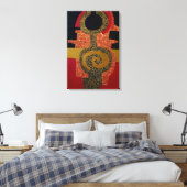 Stretched Canvas Print Leinwanddruck (Insitu (Schlafzimmer))