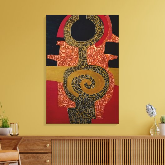 Stretched Canvas Print Leinwanddruck (Insitu (Wohnzimmer))