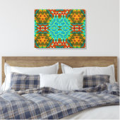 Stretched Canvas Print Leinwanddruck (Insitu (Schlafzimmer))