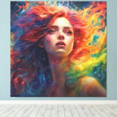 Stretched Canvas Print Leinwanddruck (Insitu (Holzboden))