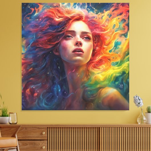 Stretched Canvas Print Leinwanddruck (Insitu (Wohnzimmer))