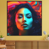 Stretched Canvas Print Leinwanddruck (Insitu (Wohnzimmer))