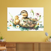 Stretched Canvas Print Leinwanddruck (Insitu (Wohnzimmer))