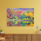 Stretched Canvas Print Leinwanddruck (Insitu (Wohnzimmer))