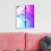 Stretched Canvas Print Leinwanddruck (Insitu (Wohnzimmer))