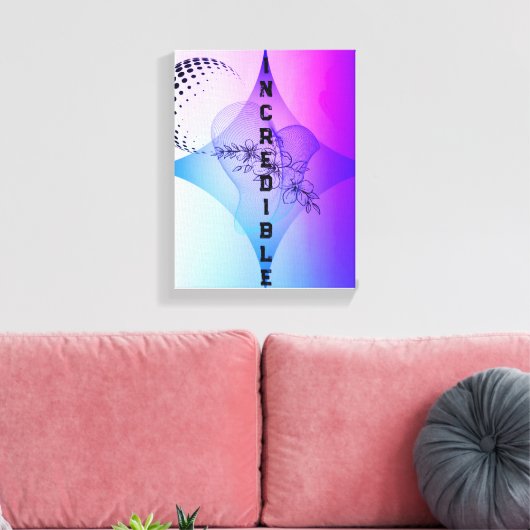 Stretched Canvas Print Leinwanddruck (Insitu (Wohnzimmer))