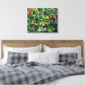 Stretched Canvas Print Leinwanddruck (Insitu (Schlafzimmer))