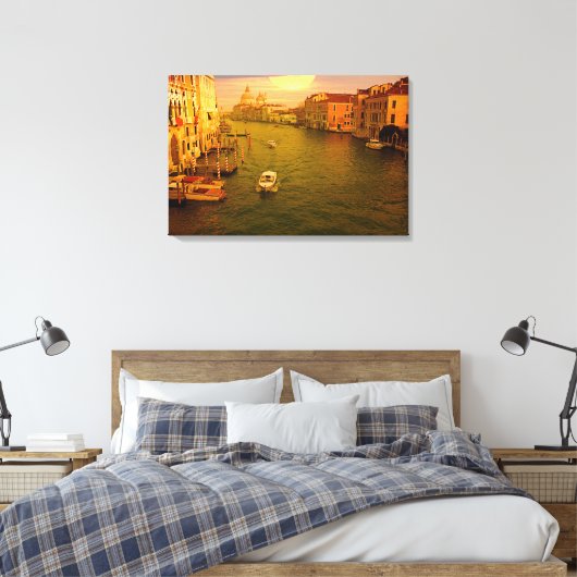 Stretched Canvas Print Leinwanddruck (Insitu (Schlafzimmer))