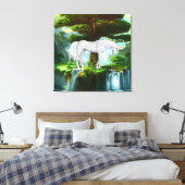 Stretched Canvas Print Leinwanddruck (Insitu (Schlafzimmer))