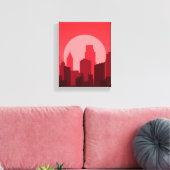 Stretched Canvas Print Leinwanddruck (Insitu (Wohnzimmer))